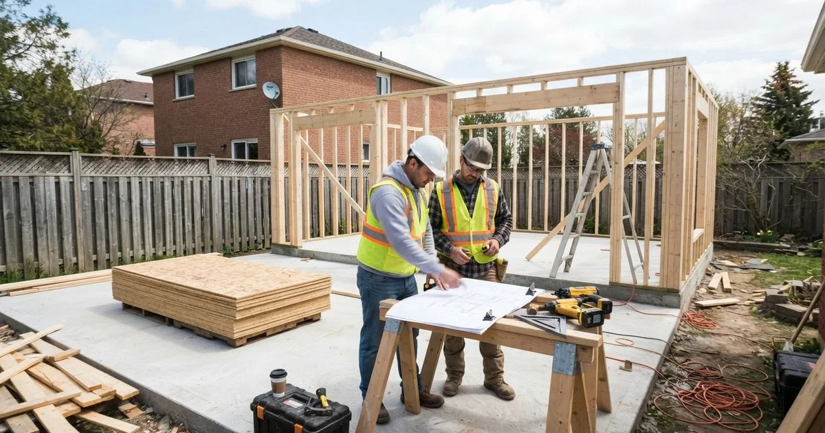 What to expect when building a detached garage, step by step