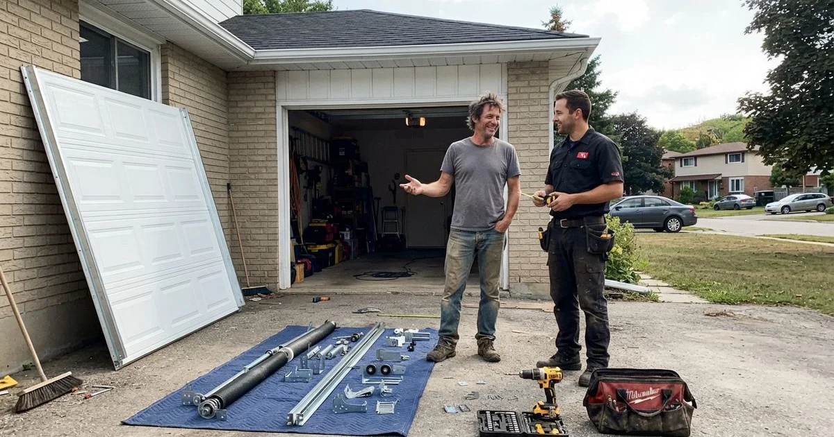 DIY garage door installation vs hiring a pro in Ontario