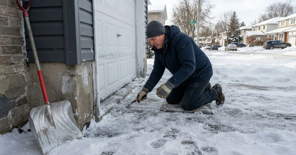 Winter garage door problems in Ontario and how to prevent them